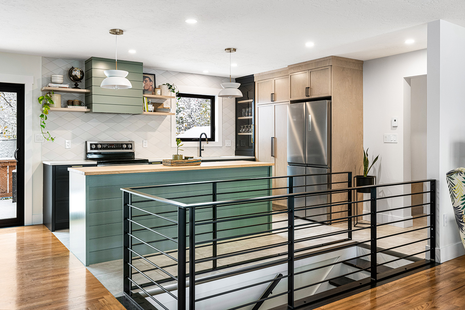Refined details in a renovated kitchen